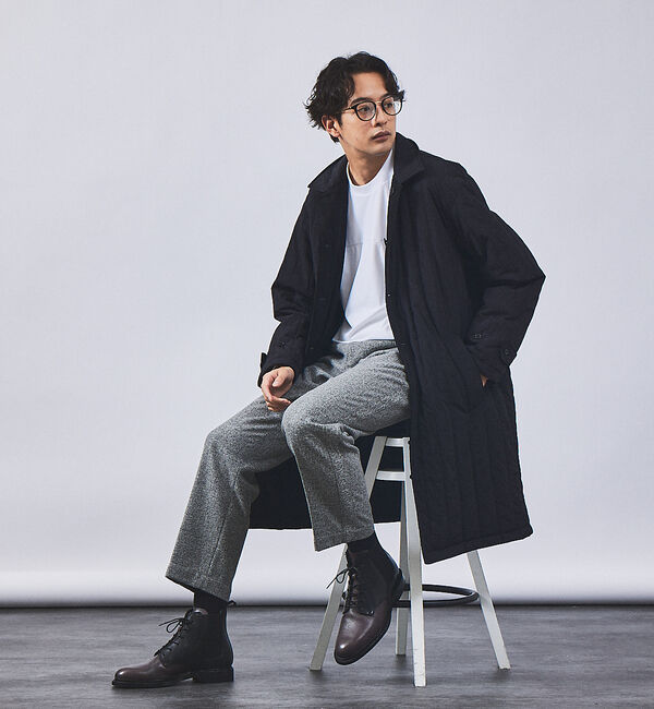 alfredoBANNISTER「グッドイヤー製法 レースアップ サイドゴア 6ホール プレーントゥ ダービー ブ」|ショートブーツ|