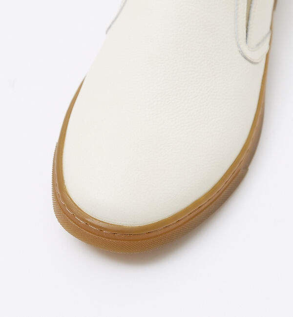 alfredoBANNISTER「【WEB別注】究極のベーシック オールレザースリッポンスニーカー」|スニーカー|