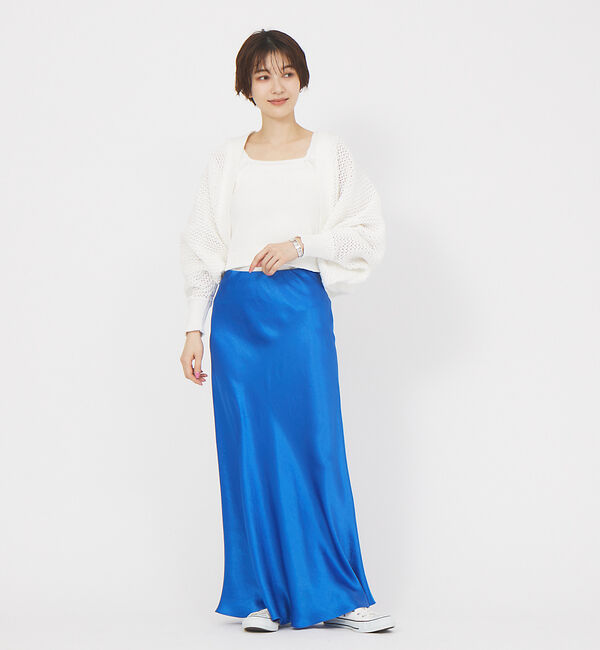 Rouge vif「【大人気定番アイテム新色登場】バイヤスロングナロースカート」|スカート|