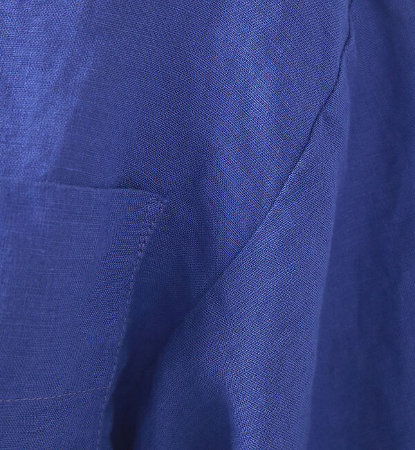 Rouge vif「【セットアップ対応】麻製品染ショートシャツ」|シャツ・ブラウス|