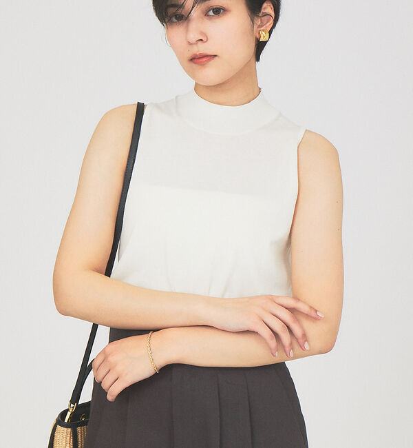 Rouge vif「アメリカンスリーブニット」|ニット・セーター|ホワイト