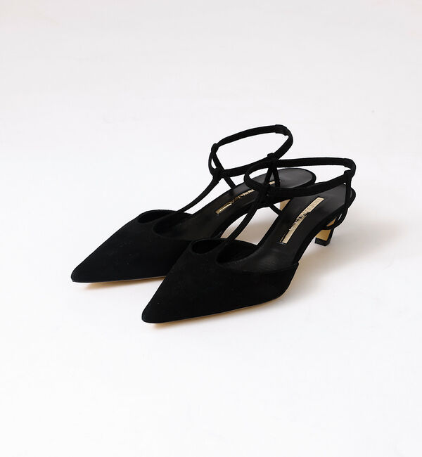 Rouge vif「【BRENTELLA/ブレンテッラ】MARION Tバーストラップパンプス」|パンプス|