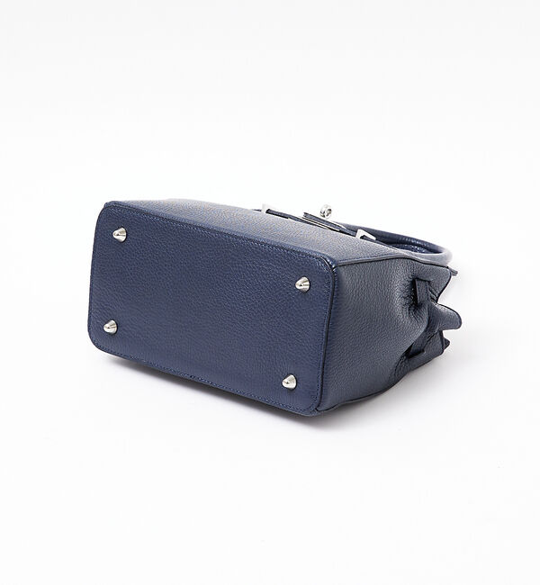 Rouge vif「【追加2】【AULENTTI/オウレンティ】レザーベルト付ミディトートバッグ」|ショルダー・メッセンジャー|