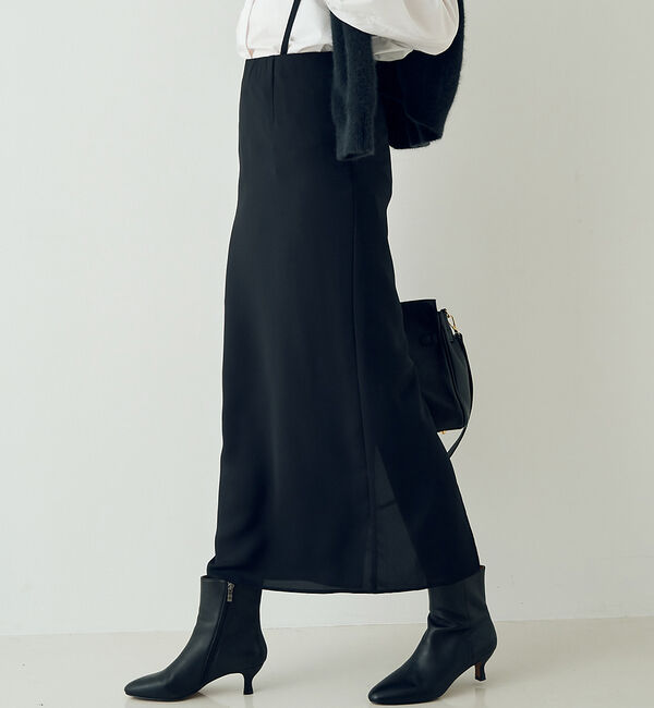 Rouge vif「2wayサスペンダー付きタイトスカート」|スカート|