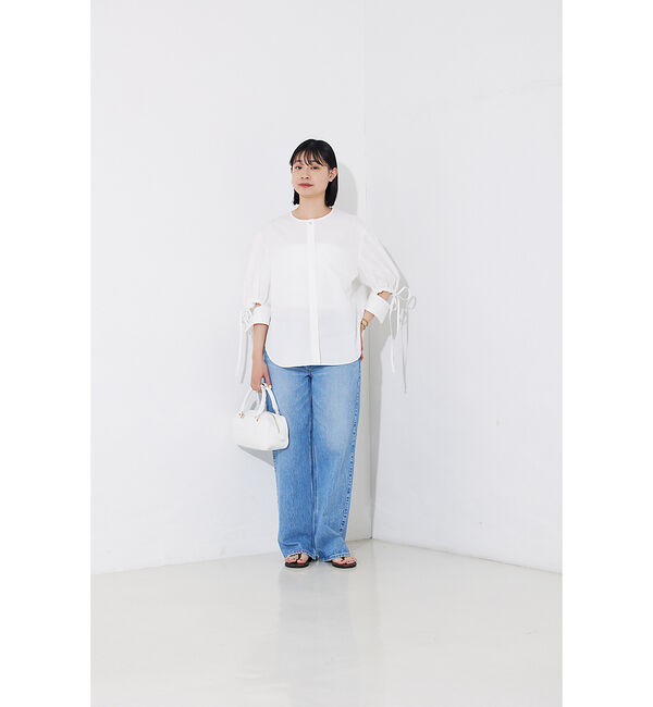 Rouge vif「スラッシュカフス・パフ袖ブラウス」|シャツ・ブラウス|