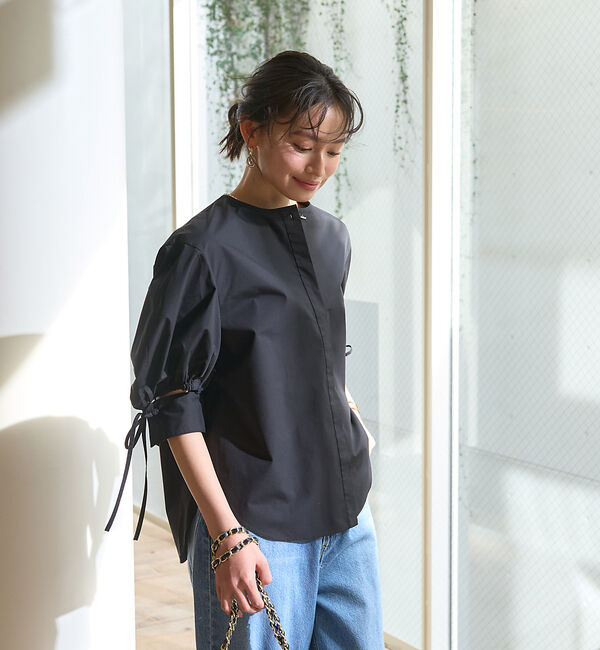 Rouge vif「スラッシュカフス・パフ袖ブラウス」|シャツ・ブラウス|