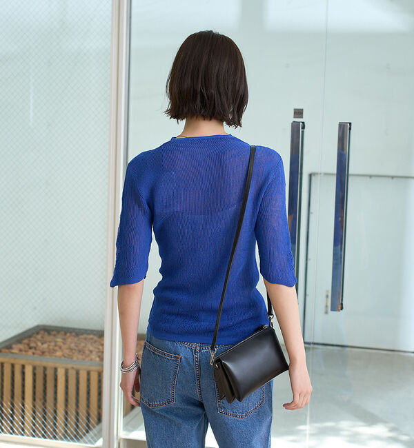 Rouge vif「両畦スリットシアーニットプルオーバー」|ニット・セーター|