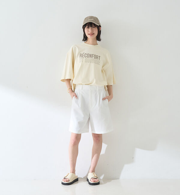 Rouge vif「ピグメントダイカジュアルロゴBIG Tシャツ」|Tシャツ・カットソー|