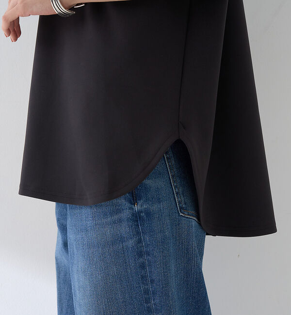 Rouge vif「【接触冷感】ストレッチダンボール半袖プルオーバー」|Tシャツ・カットソー|