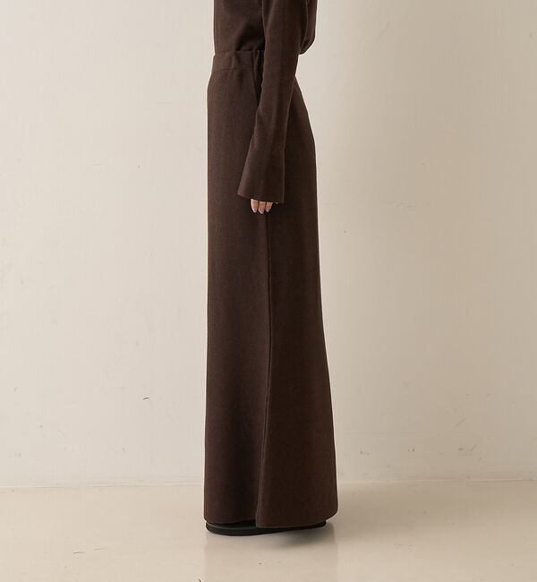 Rouge vif「【セットアップ対応】セミフレアニットスカート」|スカート|