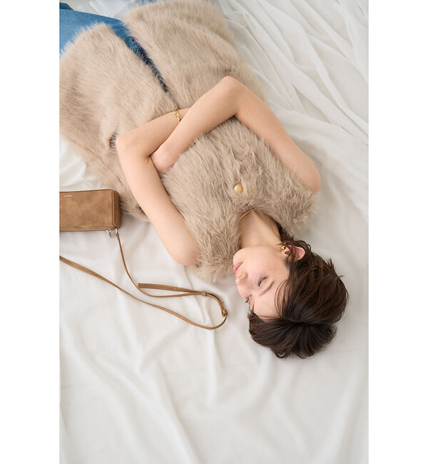 Rouge vif「【一部店舗限定】エコファーベスト」|ダウンベスト・ベスト|