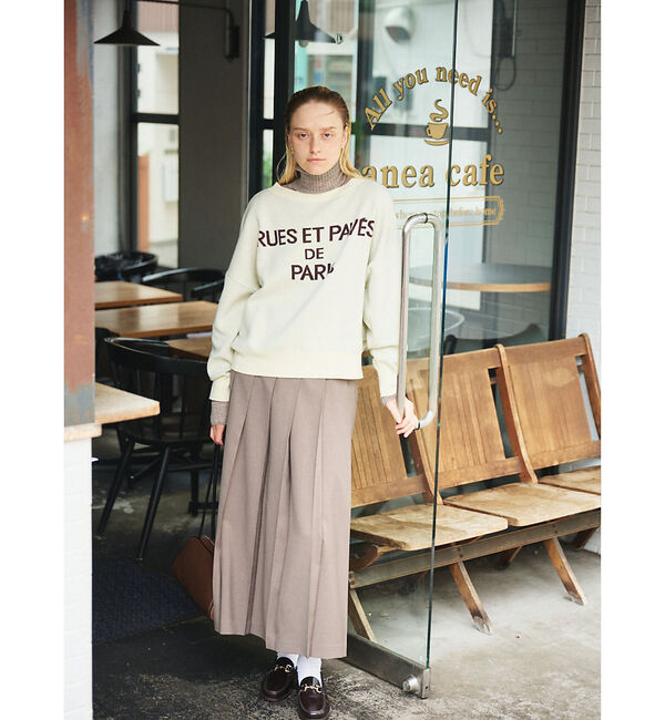 Rouge vif「【2025新色登場】ジャガードロゴニット」|ニット・セーター|