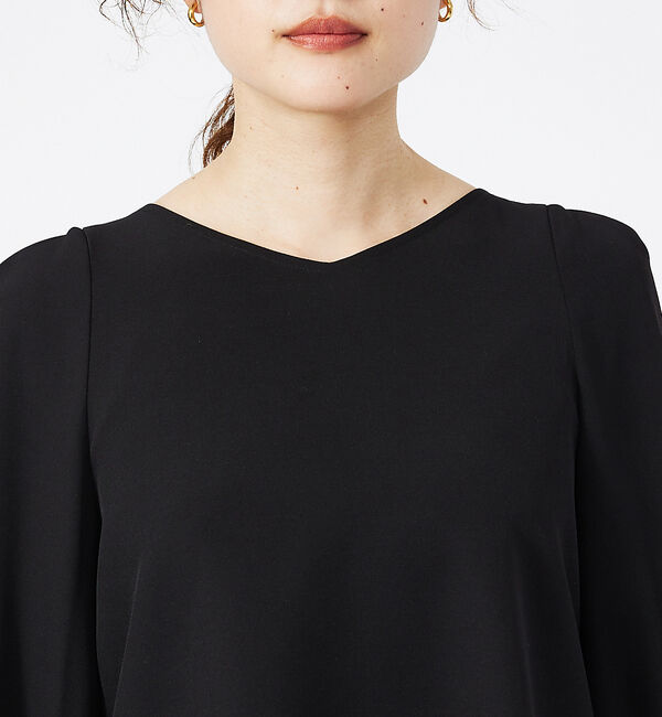 qualite「パフスリーブブラウス」|シャツ・ブラウス|