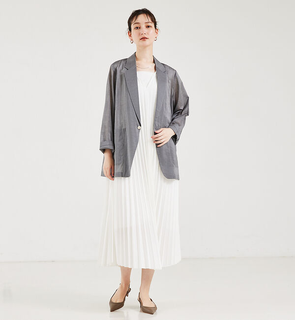 qualite「サーキュラープリーツワンピース」|ワンピース|