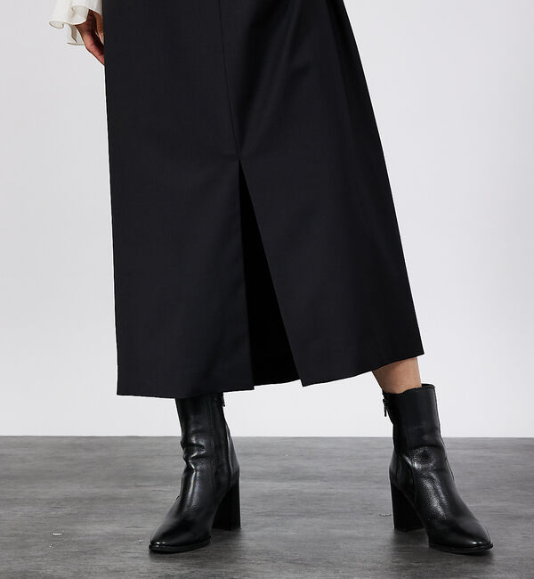 qualite「ウールトロVネックワンピース」|ワンピース|