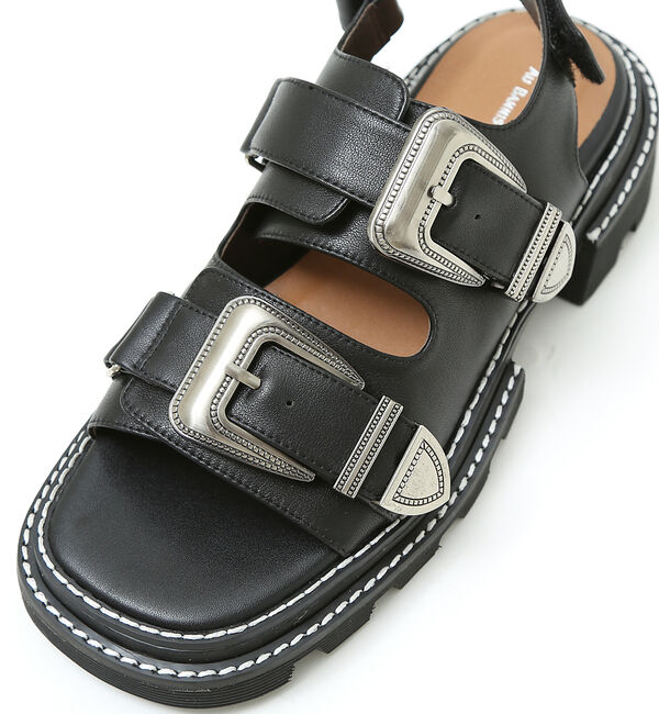 AU BANNISTER「モチーフベルトボリュームソールサンダル」|サンダル|