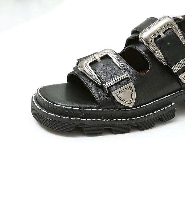 AU BANNISTER「モチーフベルトボリュームソールサンダル」|サンダル|