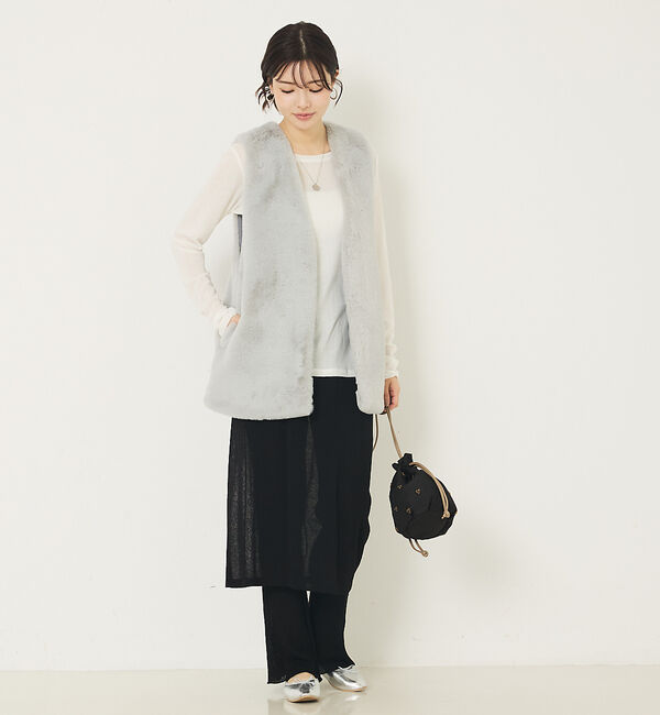 abahouse mavie「ハートビーズ゛刺繍巾着」|その他|