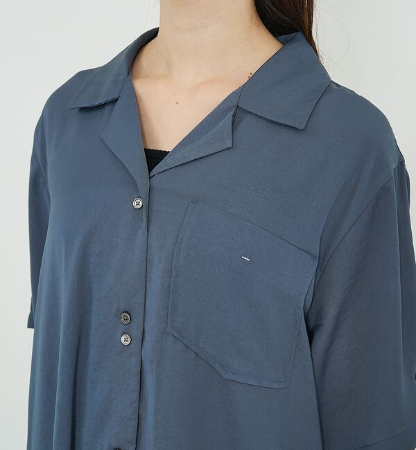 NOMINE「【セットアップ対応】ヴィンテージサテン 開襟 シャツ【予約】」|シャツ・ブラウス|