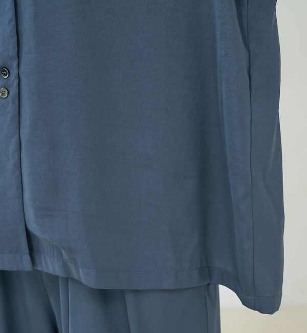 NOMINE「【セットアップ対応】ヴィンテージサテン 開襟 シャツ【予約】」|シャツ・ブラウス|