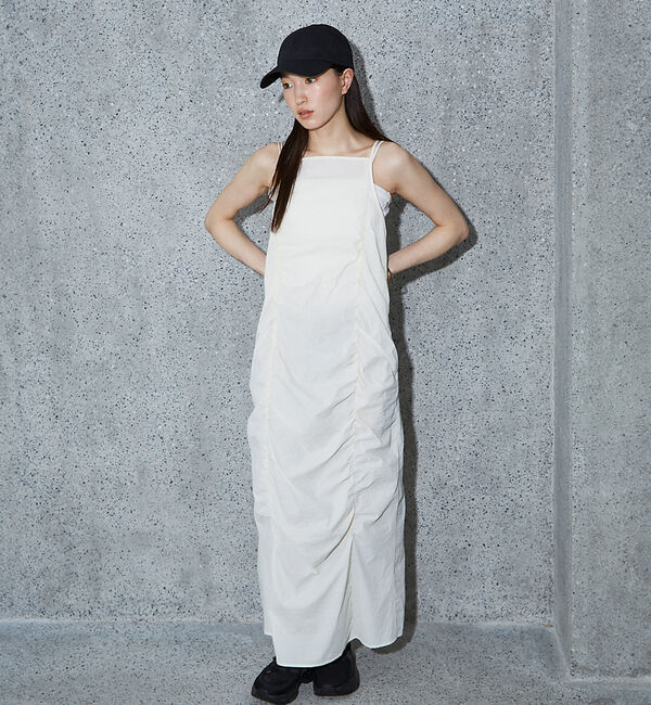 NOMINE「ギャザー キャミワンピース」|ワンピース|