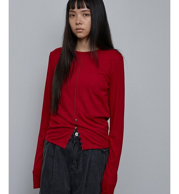 NOMINE「フロントラインスリット ロンT」|Tシャツ・カットソー|