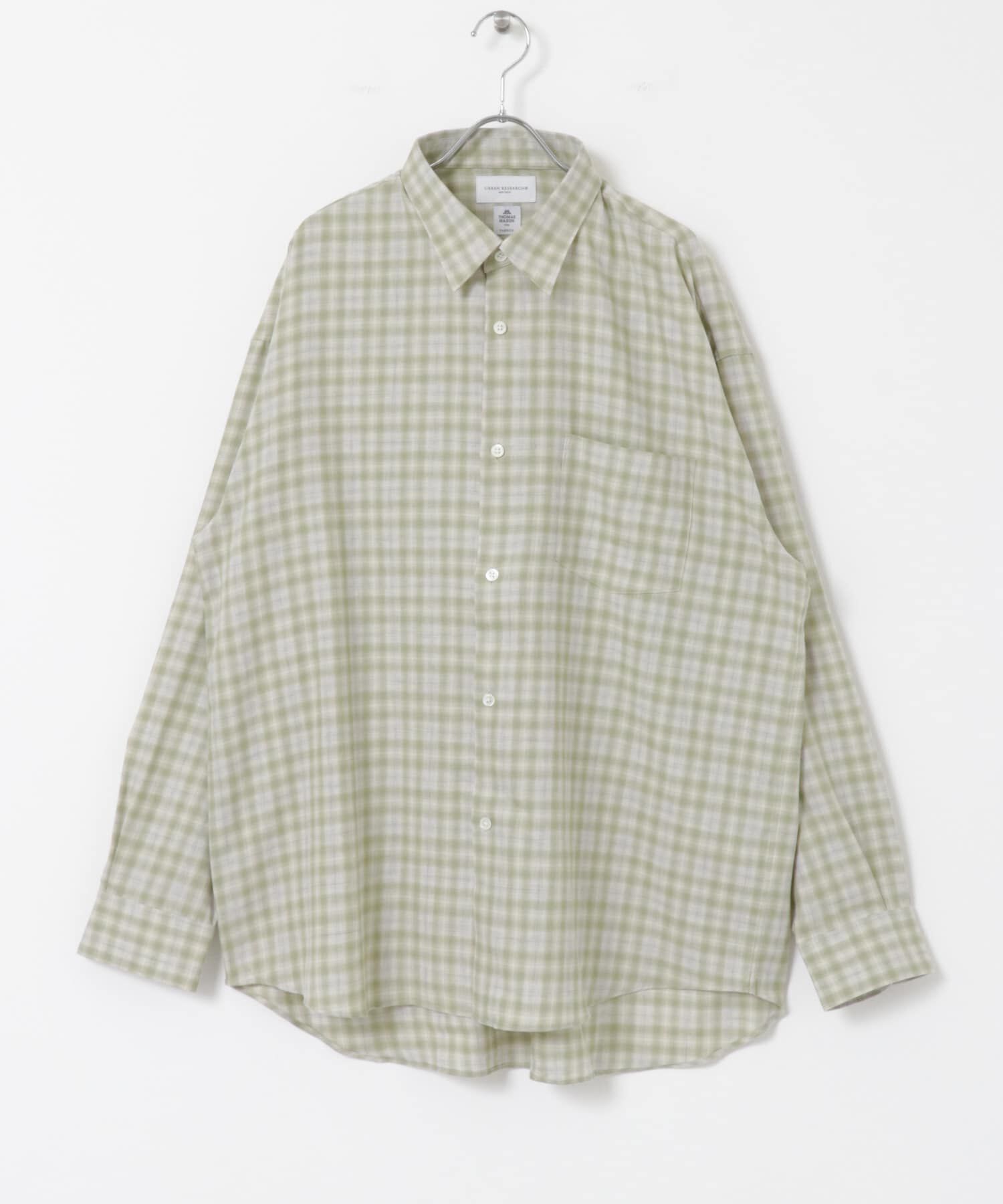 URBAN RESEARCH「new basic トーマスメイソンオーバーネルシャツ」|シャツ・ブラウス|