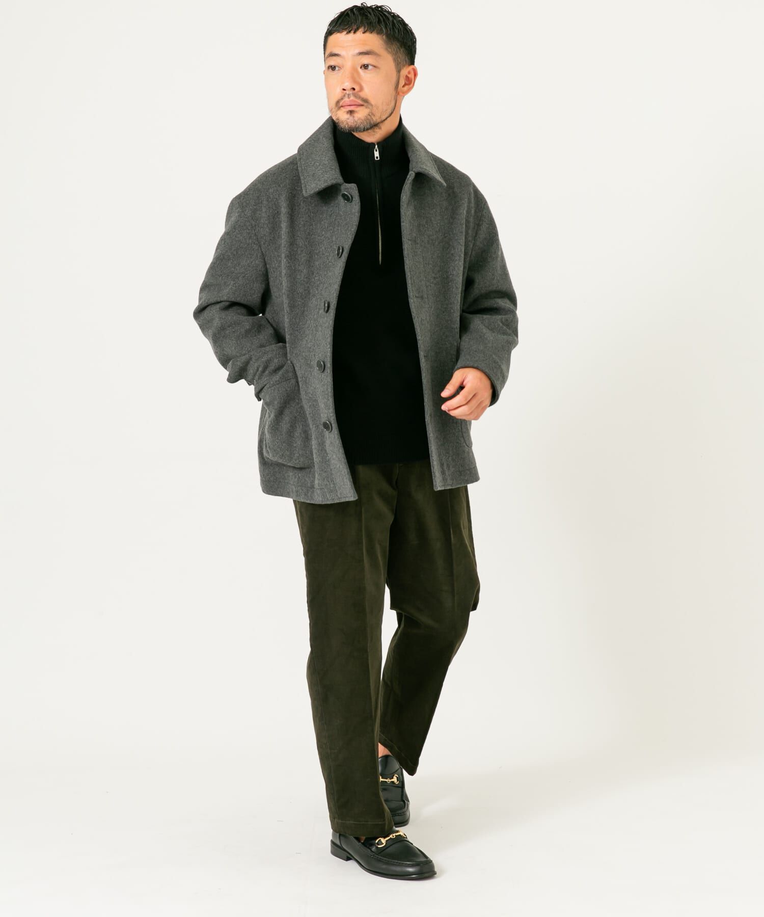 URBAN RESEARCH ROSSO「スーパー100 シングルPコート」|ピーコート|