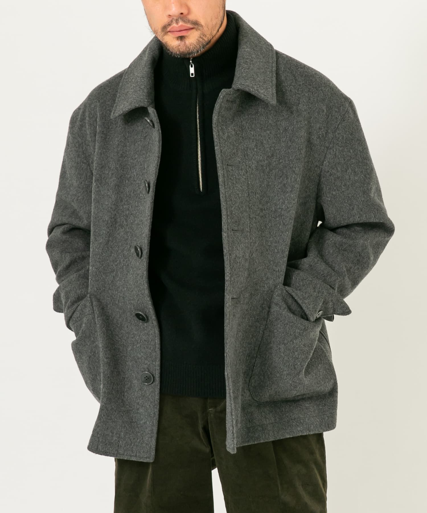 URBAN RESEARCH ROSSO「スーパー100 シングルPコート」|ピーコート|