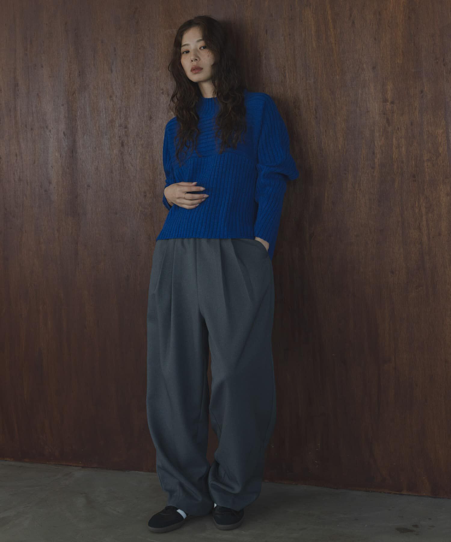 Sonny Label 「ワイドリブ切替えニット」|ニット・セーター|