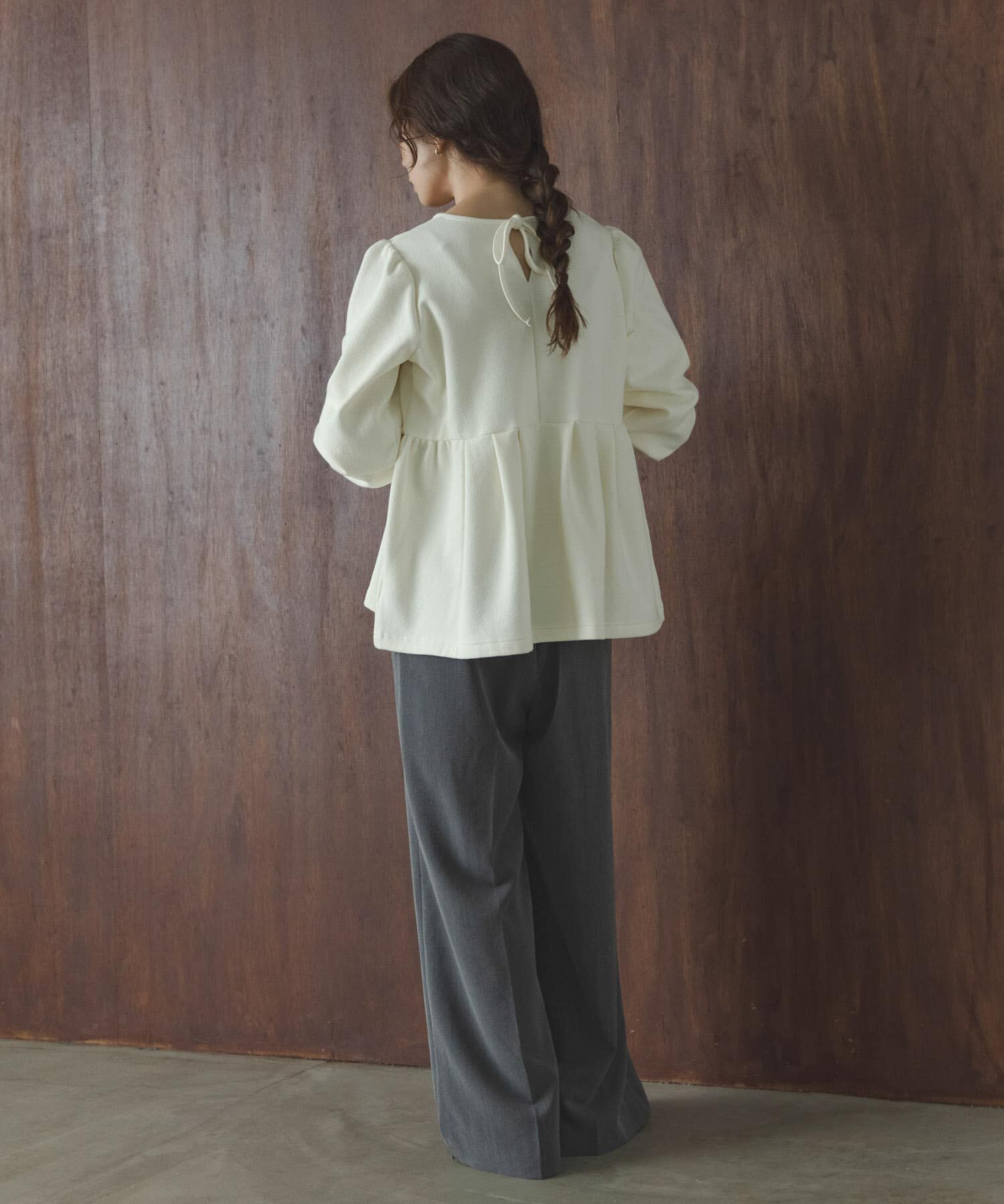 Sonny Label 「ペプラムダンボールカットプルオーバー」|Tシャツ・カットソー|