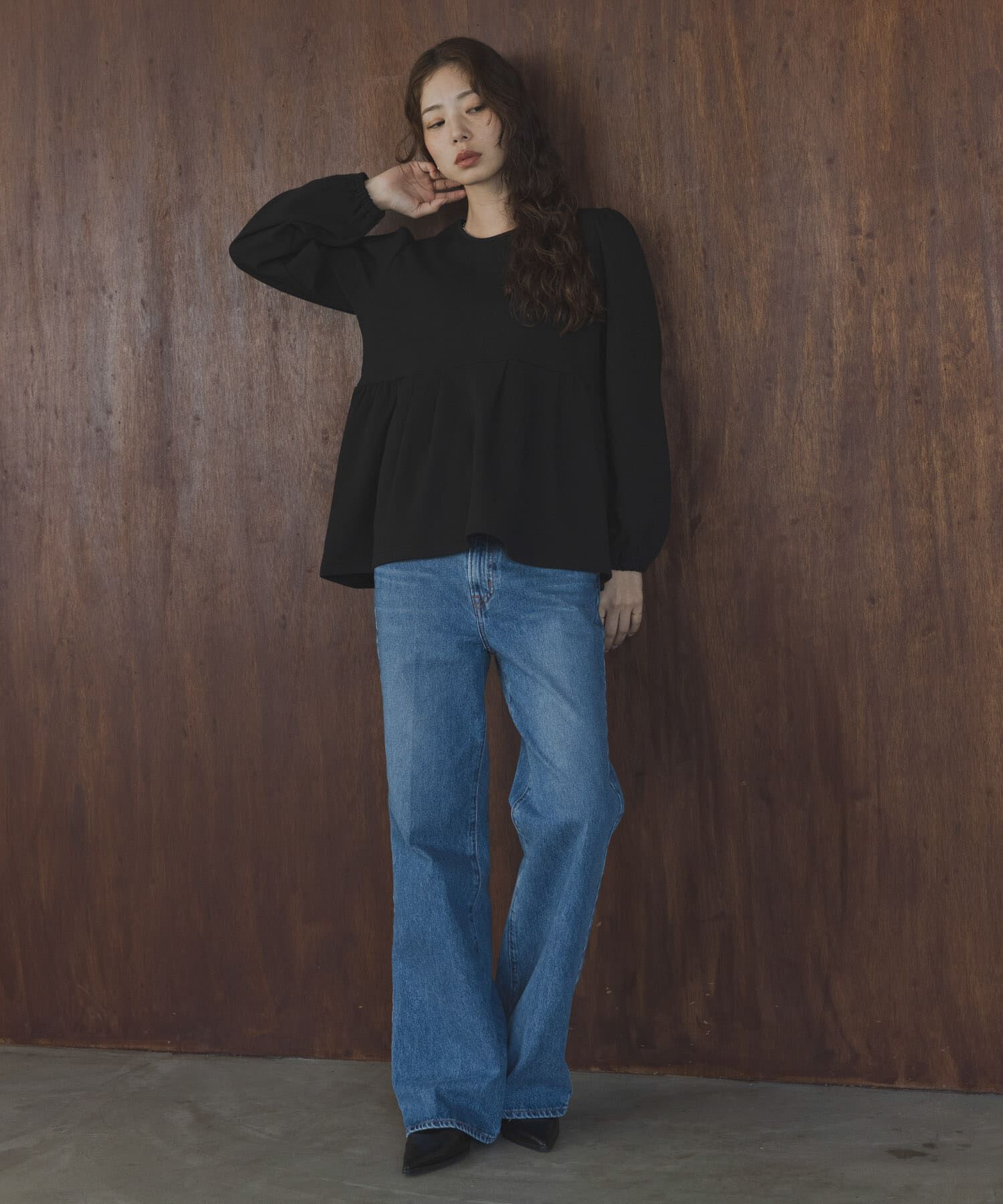 Sonny Label 「ペプラムダンボールカットプルオーバー」|Tシャツ・カットソー|