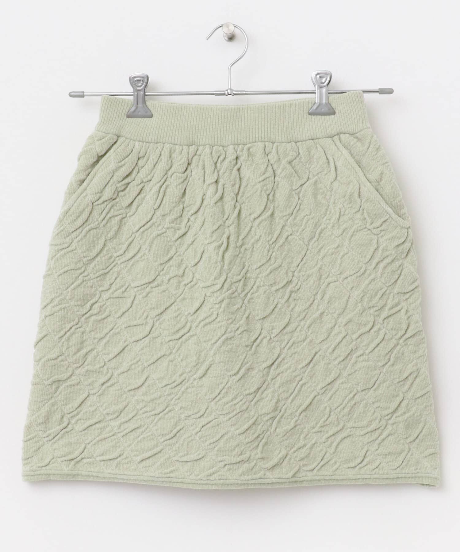  「キルティングニットスカート」|スカート|