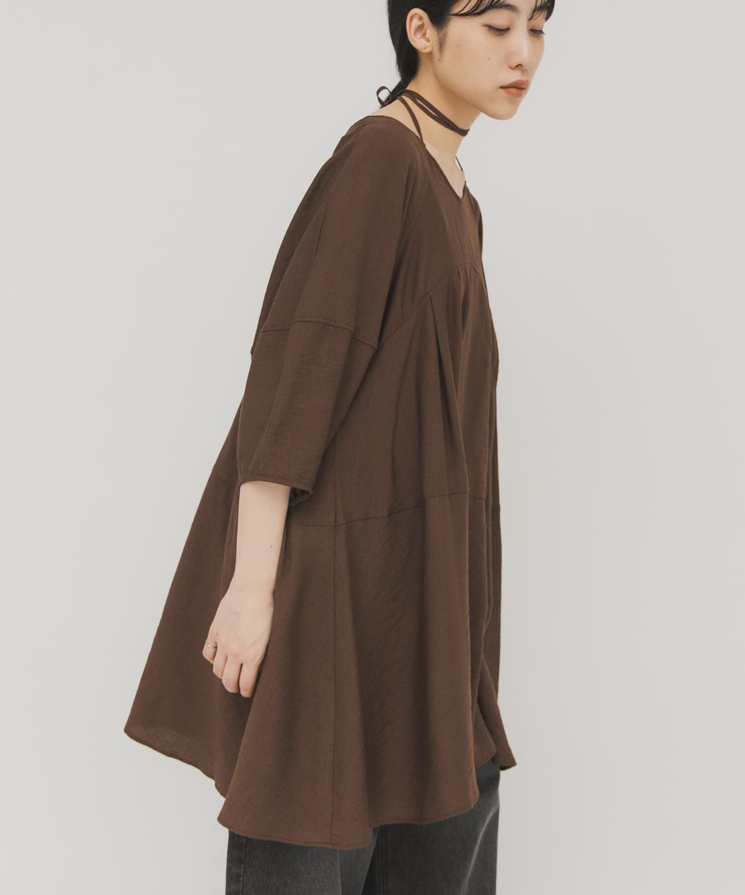  「チョーカーデザインミニワンピース」|ワンピース|