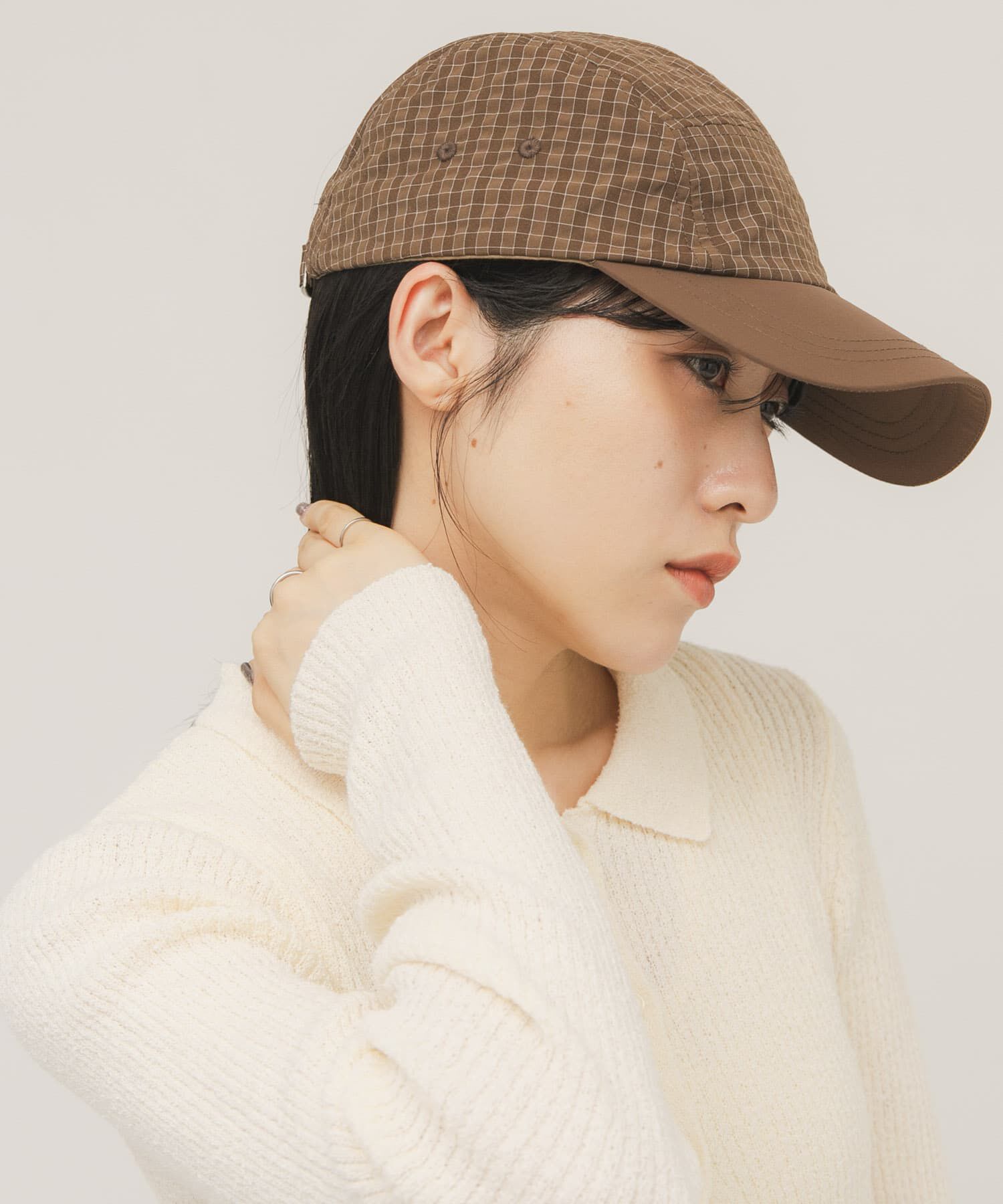  「チェックCAP」|キャップ・キャスケット|