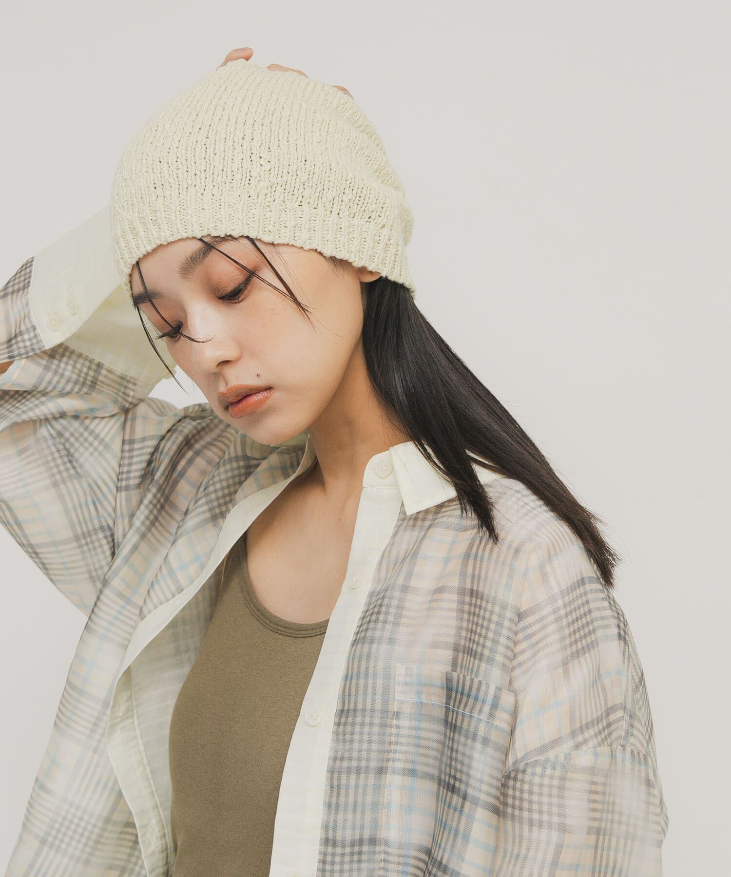  「スラブニットビーニー」|ニット帽|