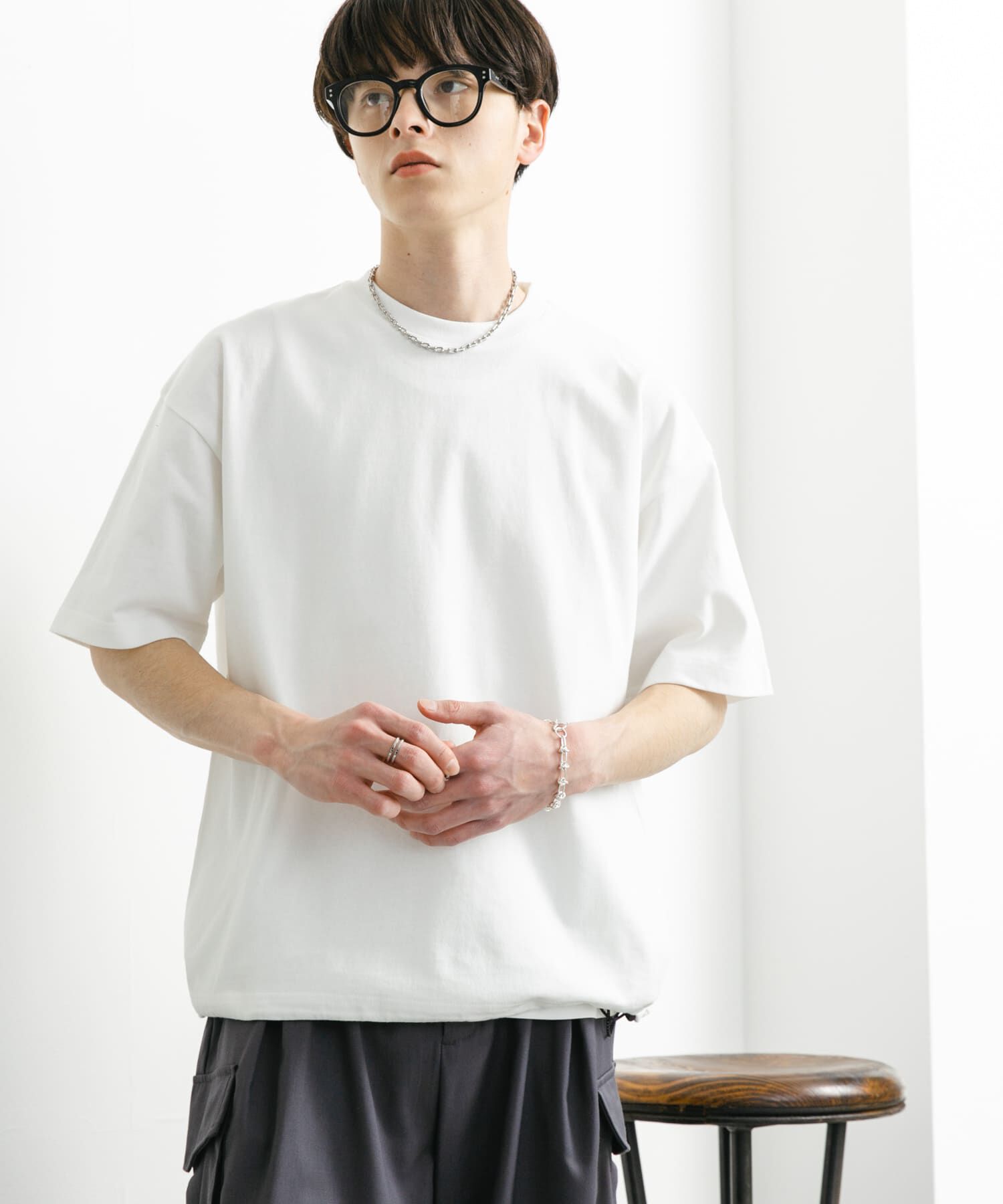 SENSE OF PLACE by URBAN RESEARCH「『ユニセックス』アソートドローコードショートスリーブTシャツ」|Tシャツ・カットソー|