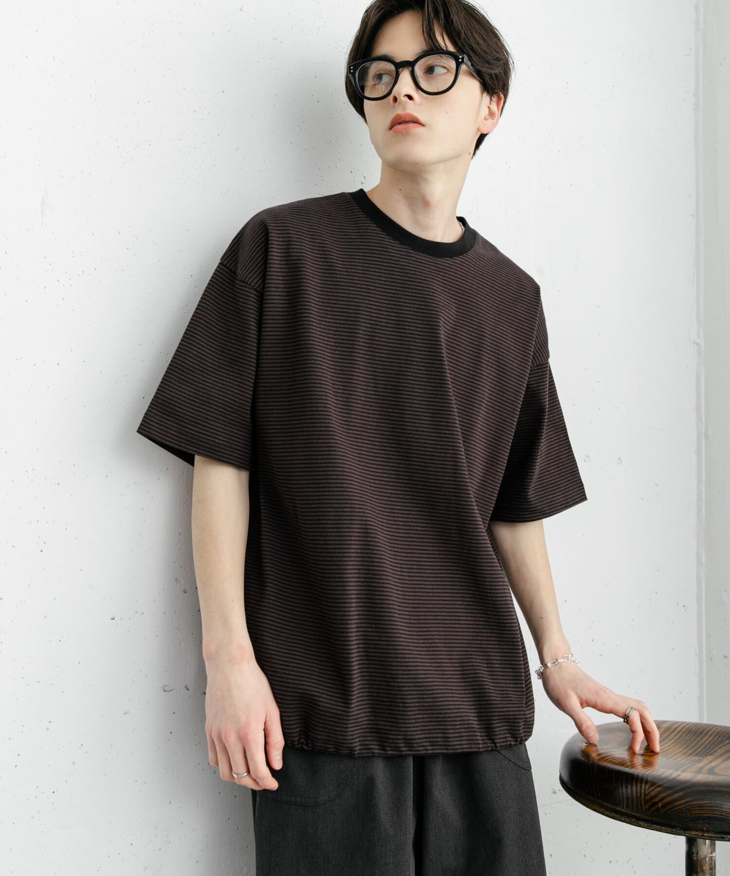SENSE OF PLACE by URBAN RESEARCH「『ユニセックス』アソートドローコードショートスリーブTシャツ」|Tシャツ・カットソー|