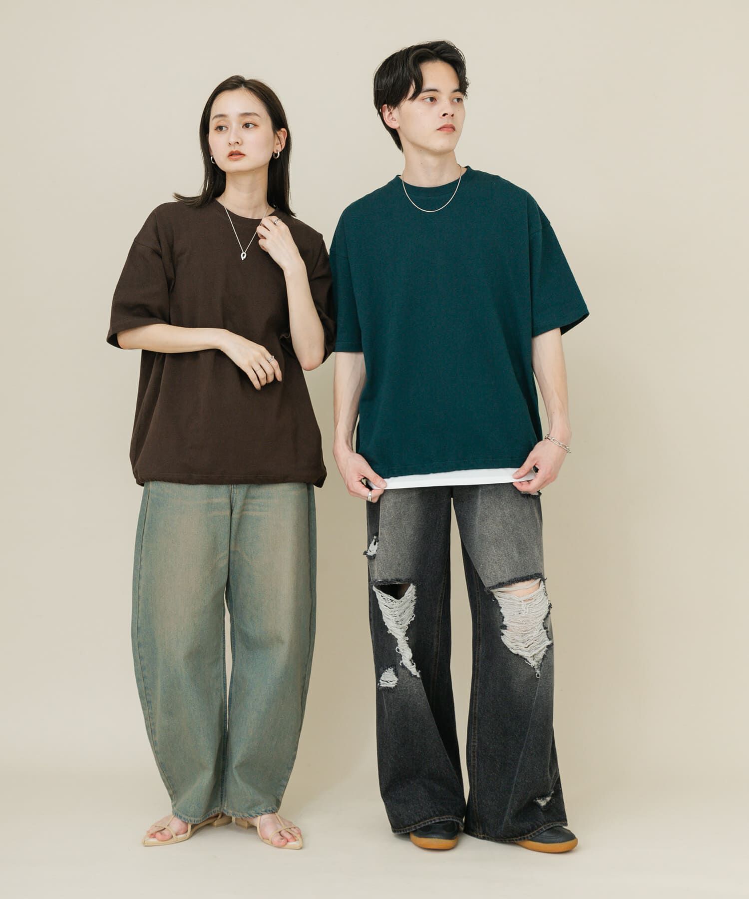 SENSE OF PLACE by URBAN RESEARCH「『ユニセックス』アソートドローコードショートスリーブTシャツ」|Tシャツ・カットソー|