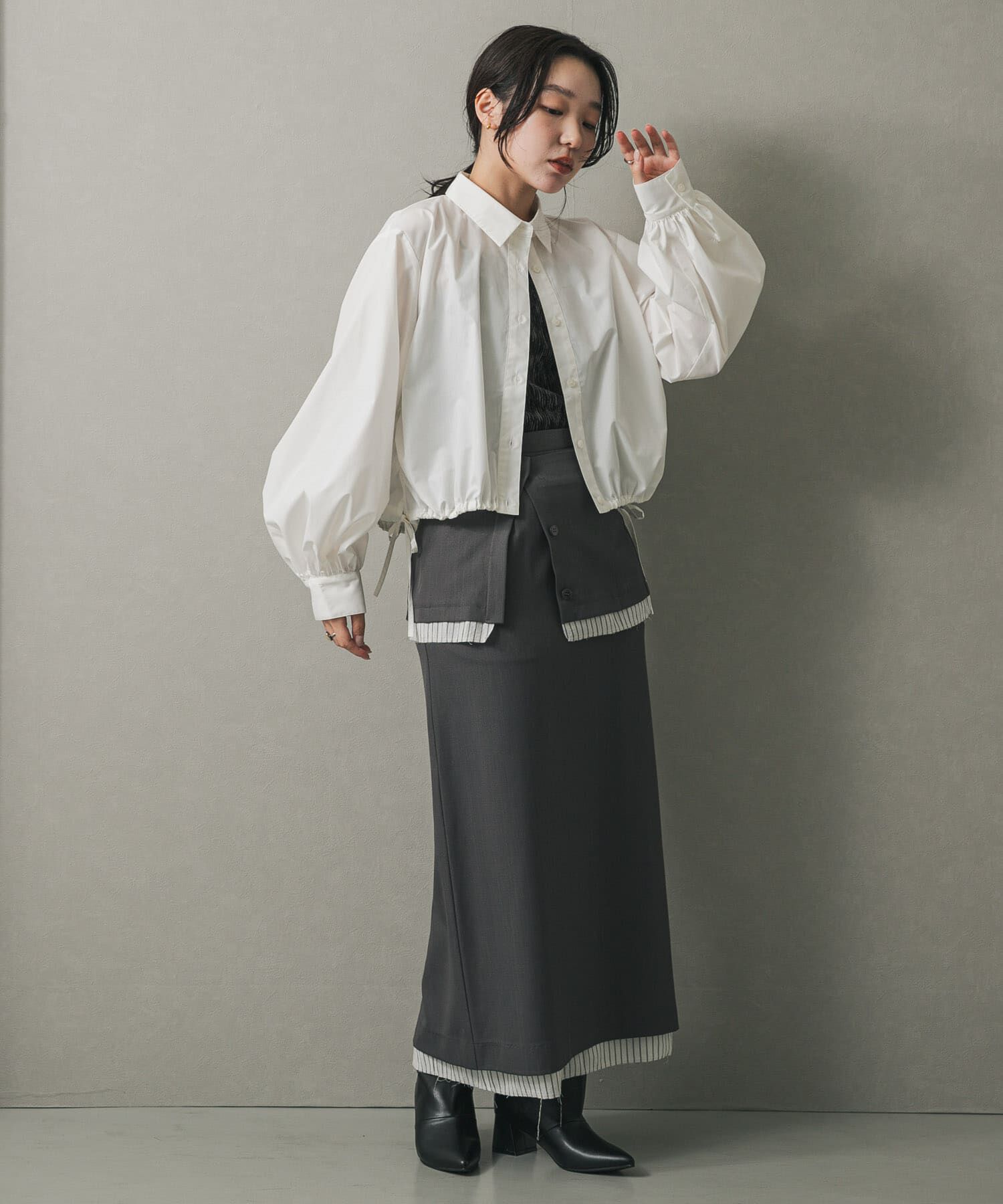 SENSE OF PLACE by URBAN RESEARCH「ワイドシャフトミドルブーツ」|ショートブーツ|