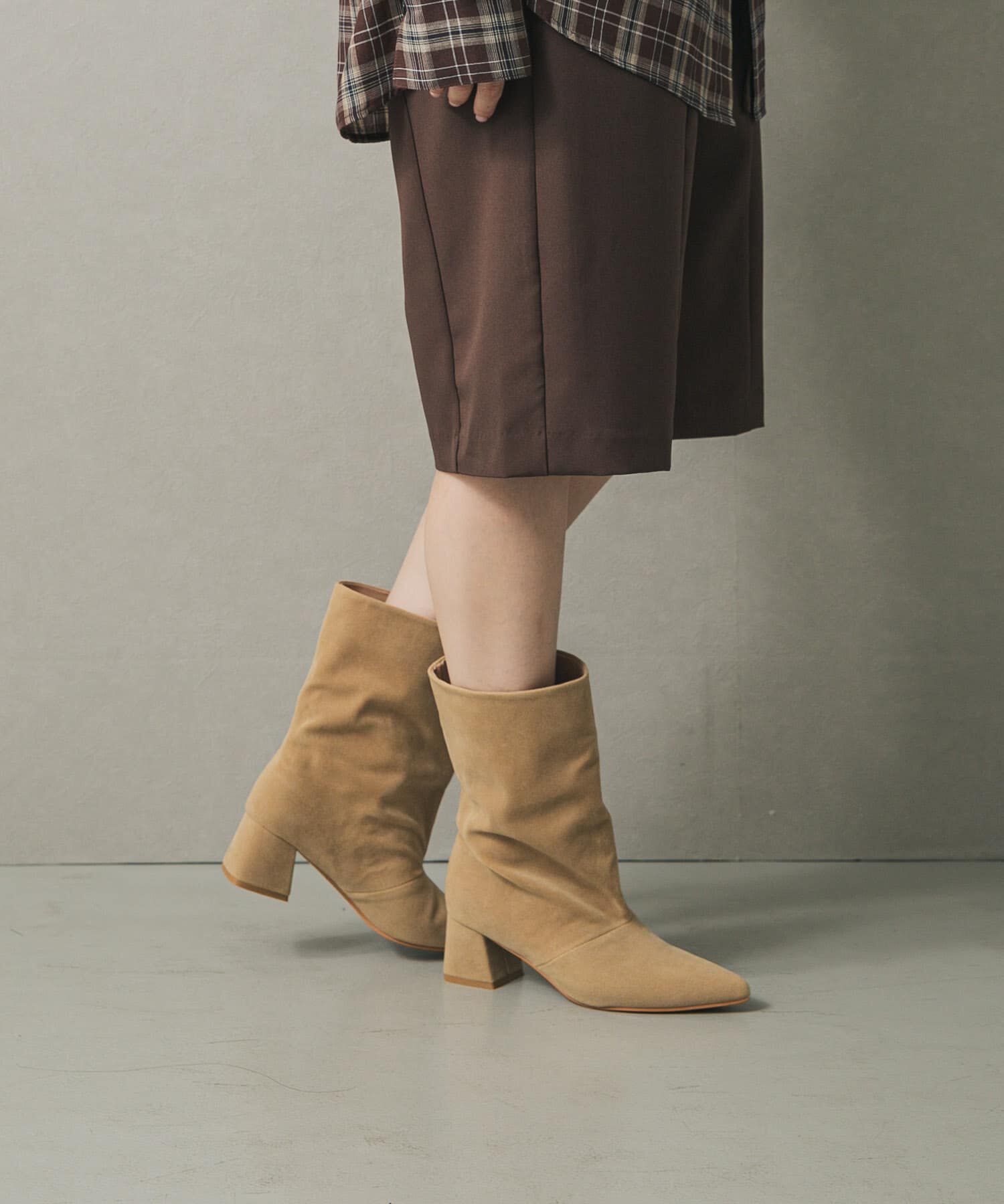 SENSE OF PLACE by URBAN RESEARCH「ワイドシャフトミドルブーツ」|ショートブーツ|