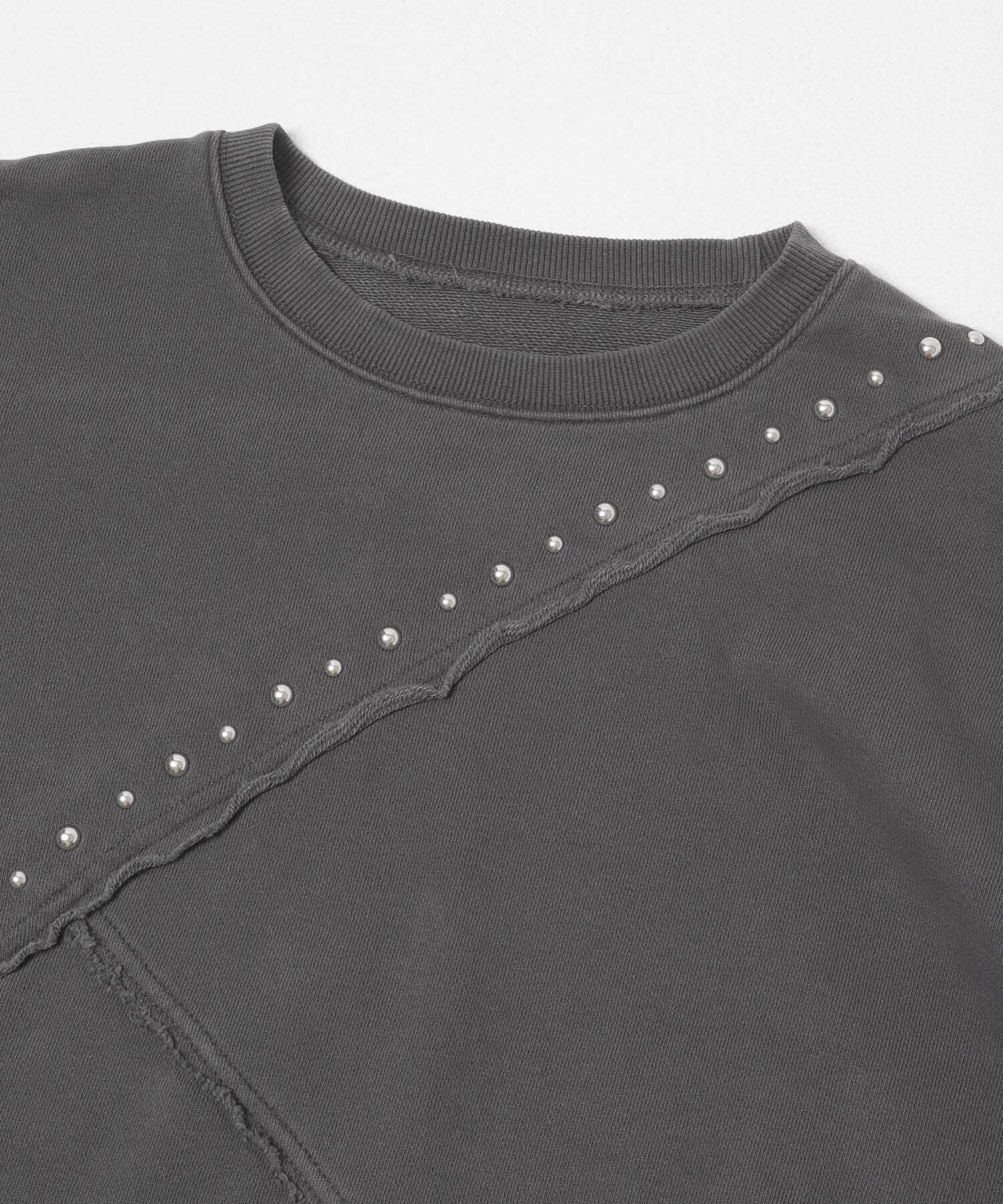 SENSE OF PLACE by URBAN RESEARCH「スタッズピグメントカットトップ」|スウェット・ジャージ|