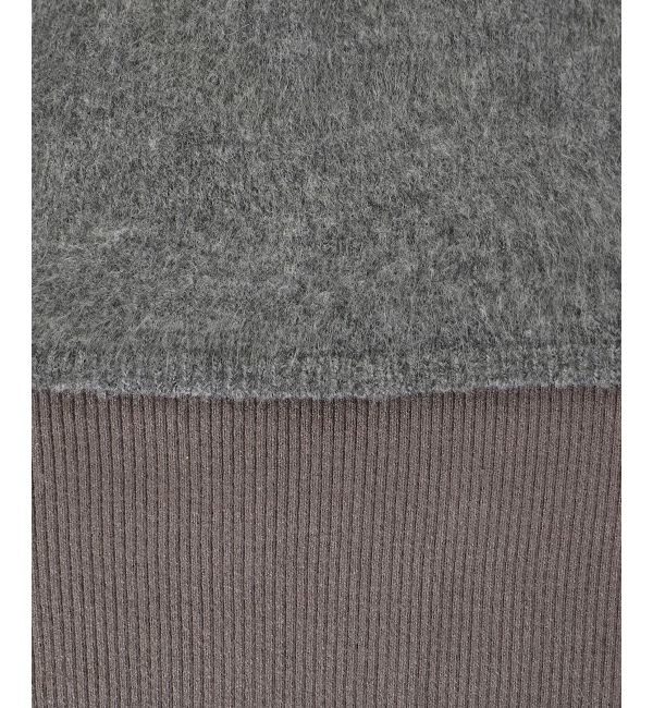  「襟付きデコルテオープンニット」|ニット・セーター|