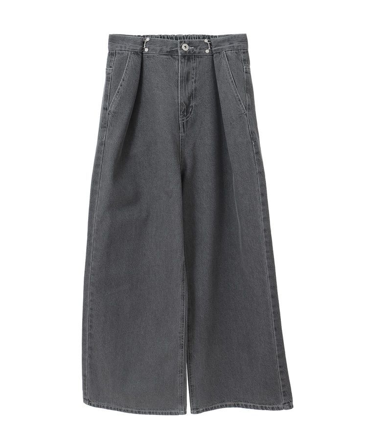 earth music&ecology「タックホックデニムパンツ」|デニム|