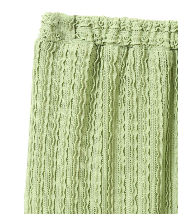 earth music&ecology「ベルティカルフリルナロースカート」|タイト|