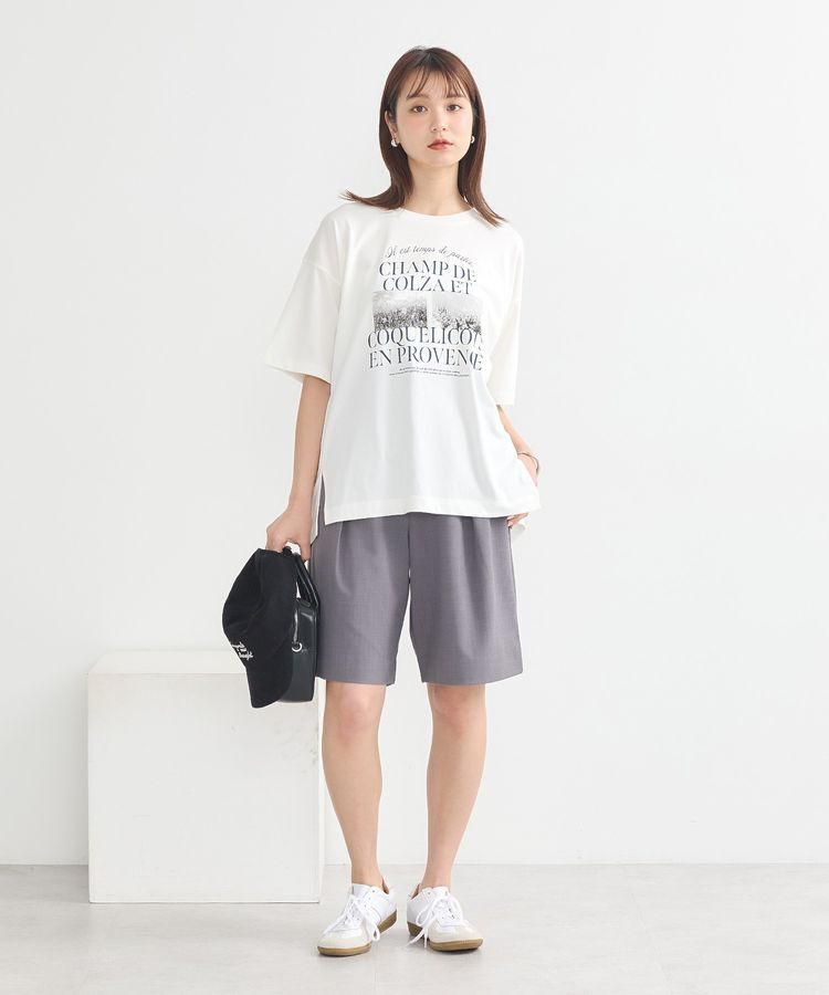 earth music&ecology「PhotoスリットT」|Tシャツ・カットソー|