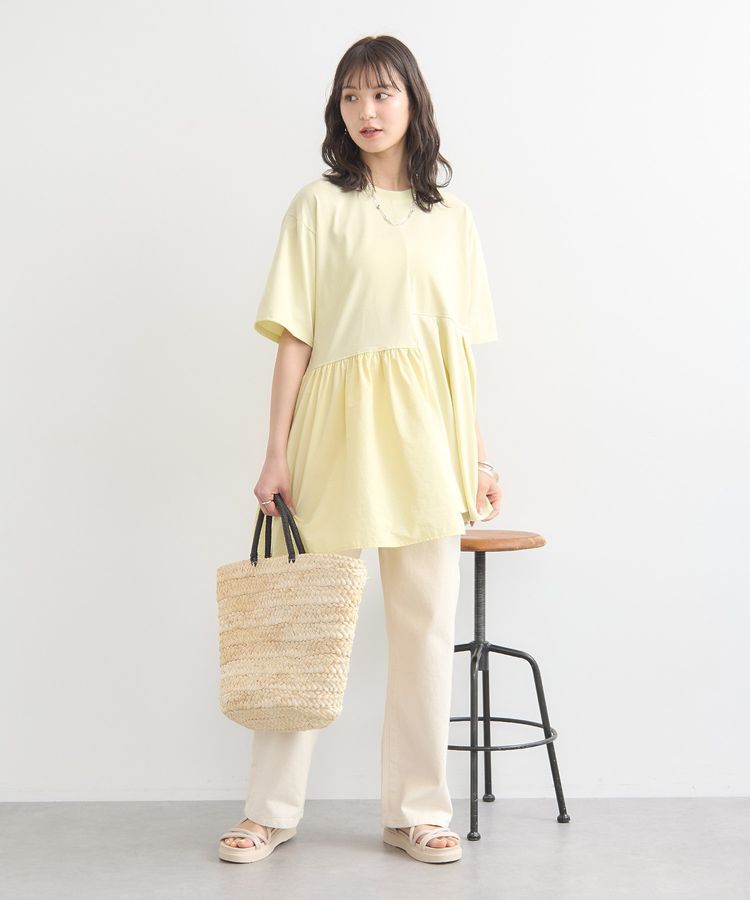 earth music&ecology「ドッキングヘムプルオーバー」|Tシャツ・カットソー|