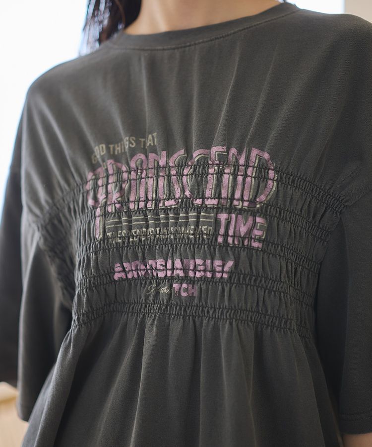 earth music&ecology「ピグメントシャーリングプルオーバー」|Tシャツ・カットソー|