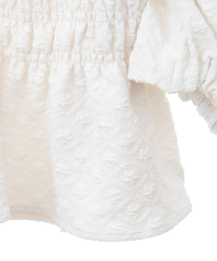 earth music&ecology「2wayオフショルジャガードブラウス」|シャツ・ブラウス|