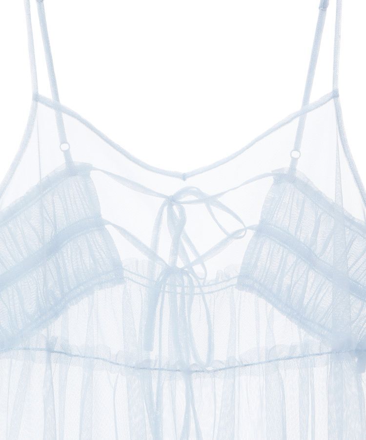 earth music&ecology「チュールミニキャミワンピース」|ワンピース|